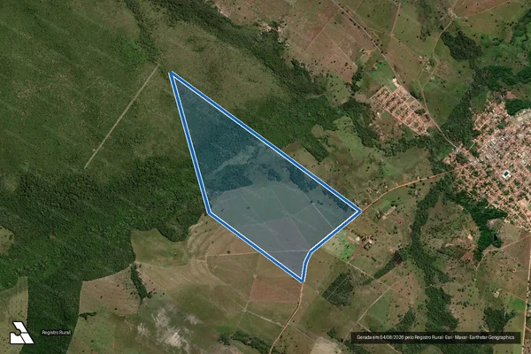 Imagem de satélite de FAZENDA SANTA FÉ - Parte 1 em Santa Fé do Araguaia - TO