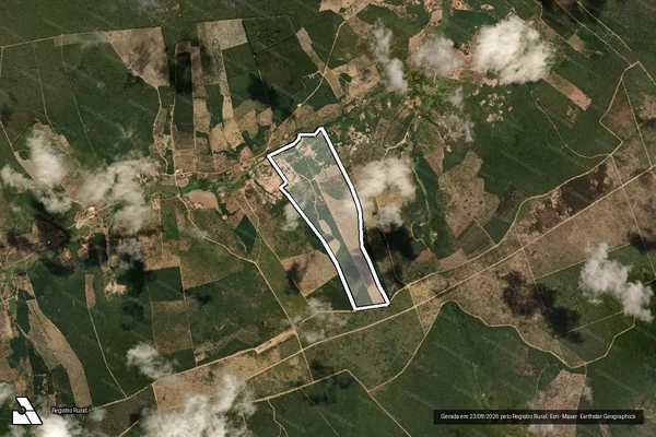 Imagem de satélite de FAZENDA COVÃO - Parte 1 em Taiobeiras - MG
