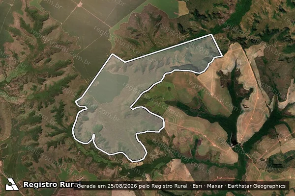 Imagem de satélite de PARTE I  - FAZENDA PEDRA FURADA - 001 em Balsas - MA