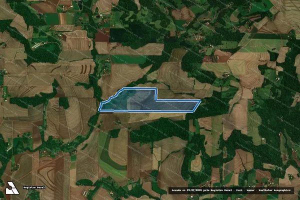Imagem de satélite de Lote Rural n°17/18-A - Parcela 1 em Toledo - PR