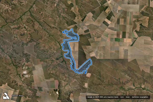 Imagem de satélite de FAZENDA CANTO ALEGRE - PARTE 1 em Bom Jesus - PI