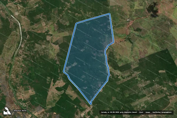Imagem de satélite de Fazenda Bexigoso - Parte 1 em Codó - MA