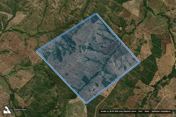Imagem de satélite de FAZENDA SANTO ANTÔNIO I E II em Dueré - TO