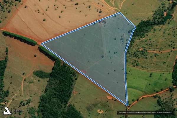 Imagem de satélite de Fazenda Bom Sucesso e Sapé - Parte 1 em Bambuí - MG