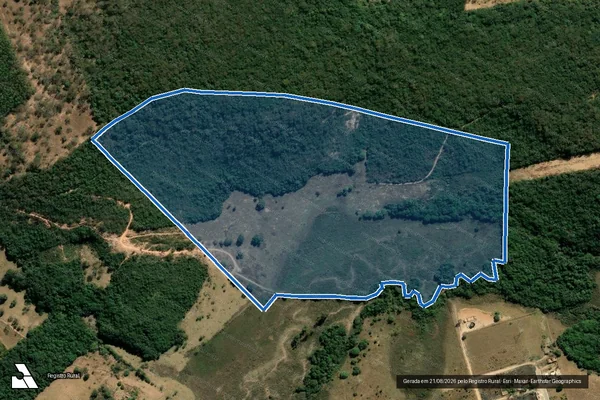 Imagem de satélite de FAZENDA FURTADOS - Parcela 1 em São Sebastião do Oeste - MG