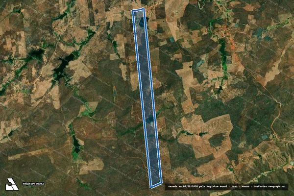 Imagem de satélite de SÍTIO TAMBORIL ? LOTE 0764 - Parte 1 em Várzea Alegre - CE