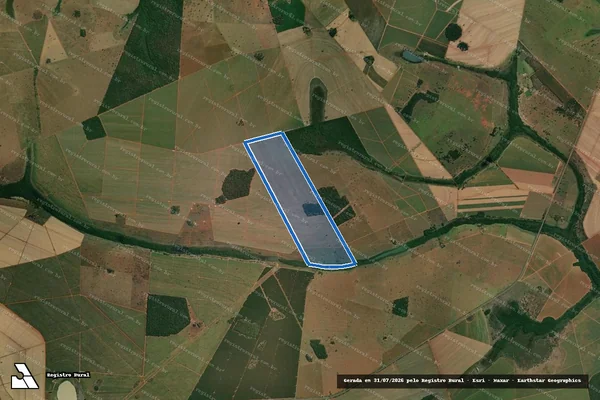 Imagem de satélite de Fazenda Boa Esperança - Parte 1 em Aparecida do Taboado - MS