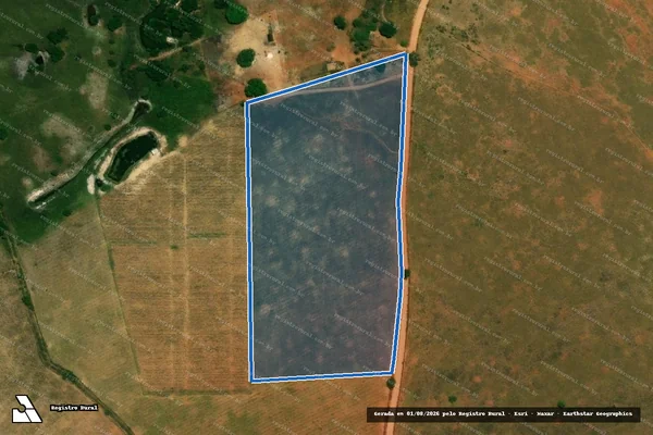 Imagem de satélite de Sítio Santo Antônio - Gleba Luzia em Pinheiros - ES