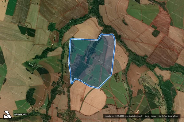 Imagem de satélite de Fazenda Cachoeira da Mata - Fazenda Cachoeira da Mata ? Gleba B em Batatais - SP