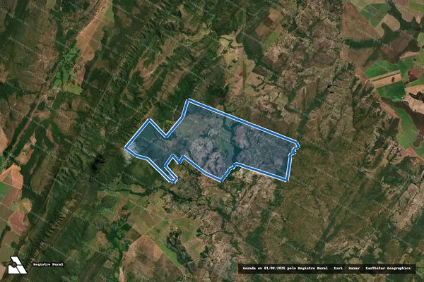 Imagem de satélite de Fazenda Santa Fé em Várzea Grande - MT
