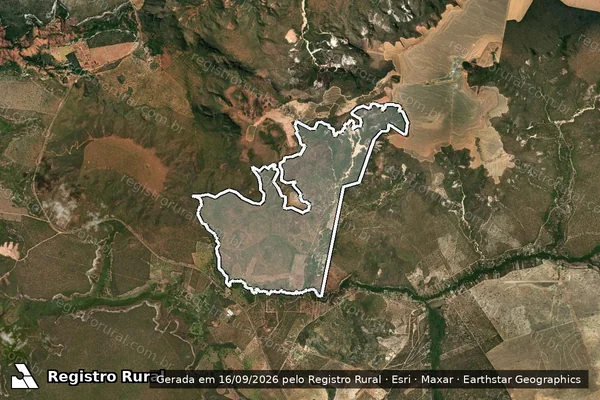 Imagem de satélite de LOTE 08 - LOTEAMENTO GUARANI DE GOIÁS - GLEBA 03 - DEN. ÁGUA QUENTE - 1 em Guarani de Goiás - GO