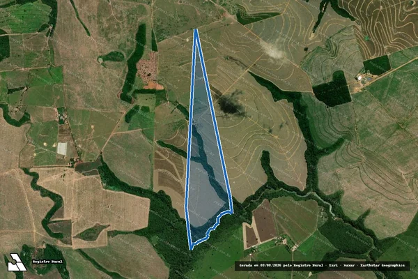 Imagem de satélite de FAZENDA OURO VERDE - Parte 1 em Itinga do Maranhão - MA