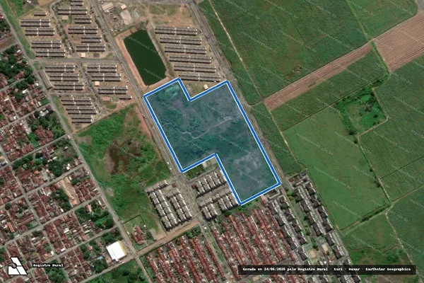 Imagem de satélite de FAZENDA PRATAGY DO OESTE - ÁREA DESMEMBRADA 6 em Maceió - AL