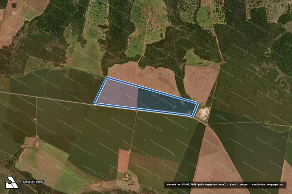 Imagem de satélite de Fazenda Confiança - PARTE 1 em Itiquira - MT