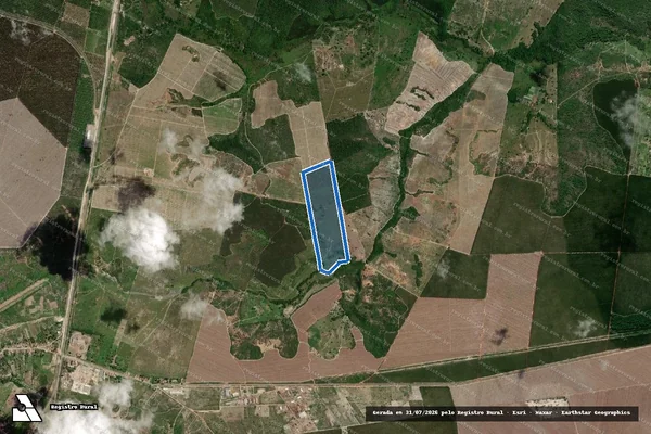 Imagem de satélite de Fazenda Itariri - Parcela 1 em Esplanada - BA