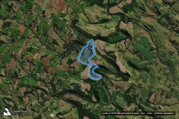 Imagem de satélite de LOTE 36-1-REMANESCENTE - (GLEBA A) - Gleba 2 em Iretama - PR
