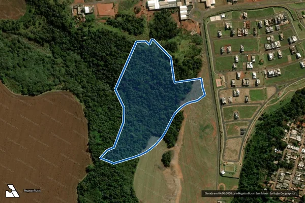 Imagem de satélite de FAZENDA NOVA ALIANÇA - PARCELA 03 em Rio Verde - GO