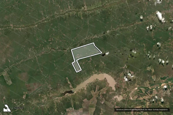 Imagem de satélite de FAZENDA JUÇARAL - Parte 1 em Magalhães de Almeida - MA