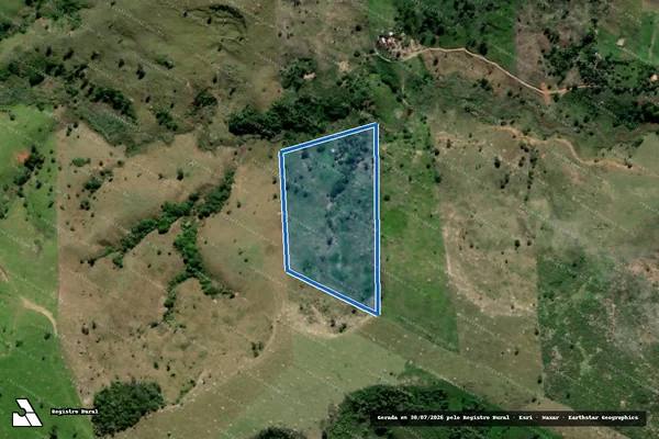 Imagem de satélite de FAZENDA SANTO ANTONIO - PARCELA 66 em Itamaraju - BA