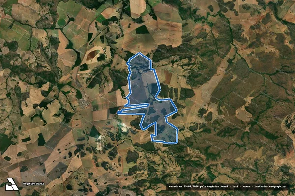 Imagem de satélite de Fazenda Boa Vista ou Salobro - Parcela 1 em Vila Propício - GO