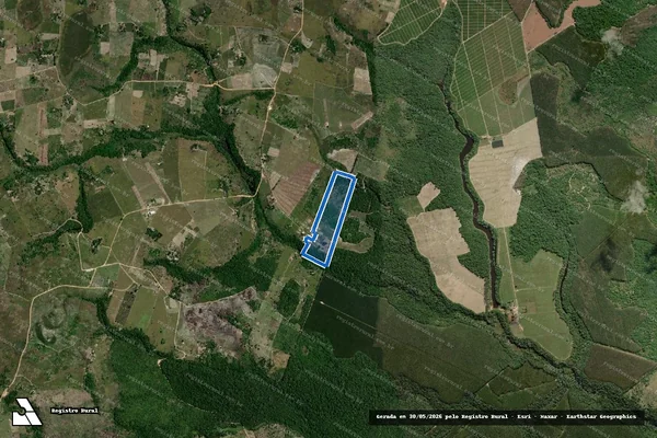 Imagem de satélite de Lote-128 ? PA REUNIDAS ROSA DO PRADO - Parcela-1 em Alcobaça - BA