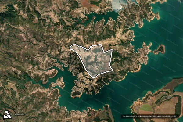 Imagem de satélite de FAZENDA PANORAMA - GLEBA 01 em Morada Nova de Minas - MG