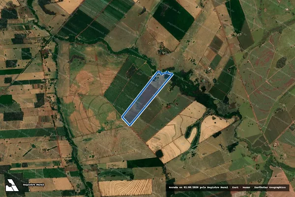 Imagem de satélite de Fazenda Araras - Parte 1 em Jales - SP