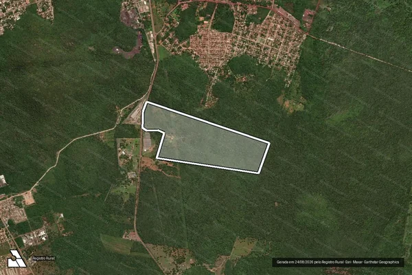 Imagem de satélite de Sítio Salú - Parte 1 em Ladário - MS