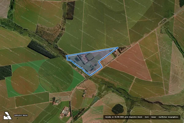 Imagem de satélite de DISTRITO VERDE TATUÍ - ÁREA 2 em Naviraí - MS