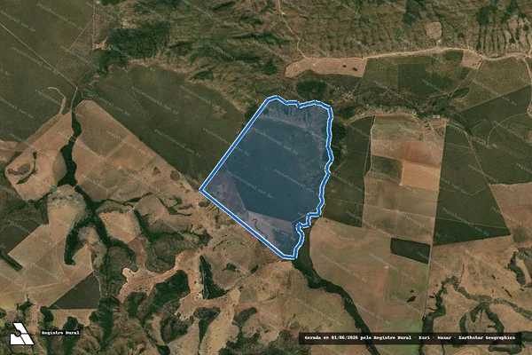 Imagem de satélite de FAZENDA VALE DO FURNAS - Parte 1 em Chapada dos Guimarães - MT