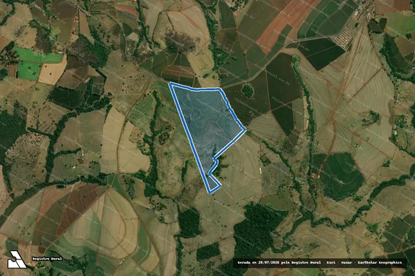 Imagem de satélite de Fazenda São Francisco - Fazenda São Francisco ? Parte 2 em Itirapuã - SP