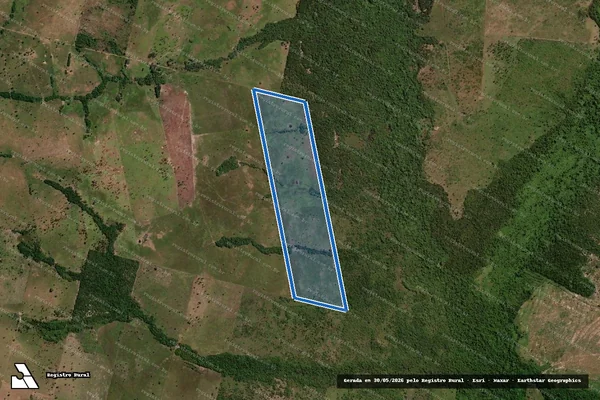 Imagem de satélite de Fazenda Ipanema - Lote 26 (PICBS - GL "D") - Matrículas 1572, 1573 em Arapoema - TO