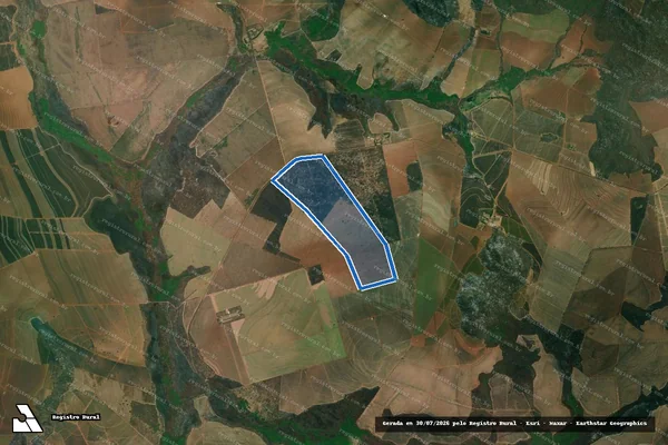 Imagem de satélite de Fazenda  Fonte Clara - PARTE 1 em Altinópolis - SP