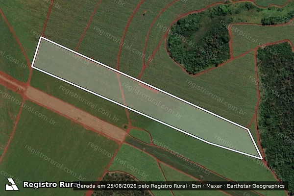 Imagem de satélite de Fazenda Altamira - Parcela 1 em Ituverava - SP