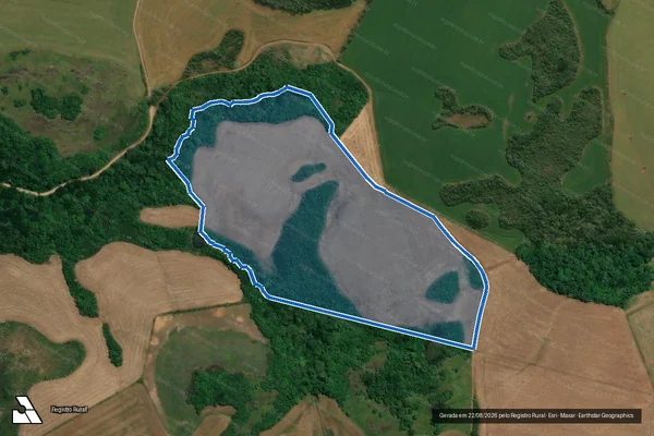 Imagem de satélite de Fazenda Sta Terezinha - Parte 1 em Campos Novos - SC