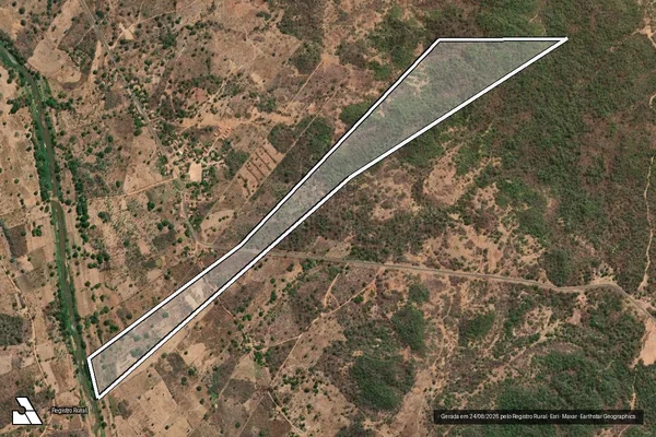 Imagem de satélite de GAMELEIRA DO MIMBÓ - Parte 2 em Cajazeiras do Piauí - PI