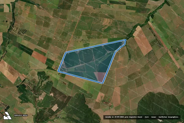Imagem de satélite de Fazenda Ipiranga em Loanda - PR