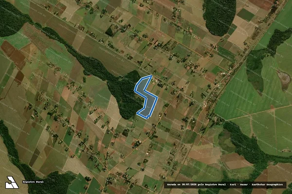 Imagem de satélite de P. A. Itamarati II (Gleba A) / Área Societária 04 - ÁREA SOCIETÁRIA 04 em Ponta Porã - MS