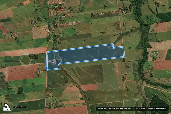 Imagem de satélite de SÍTIO PRIMAVERA - Parte 1 em Guararapes - SP