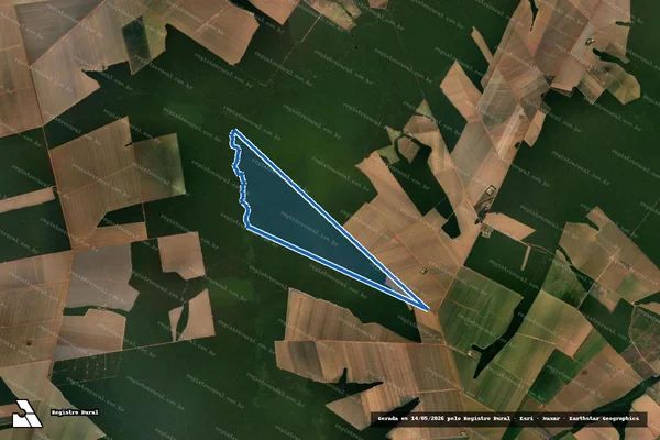 Imagem de satélite de FAZENDA LIMA - FAZENDA LIMA em Nova Ubiratã - MT