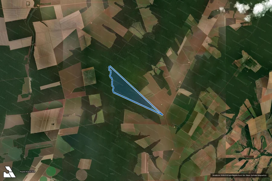 Imagem aérea do item B