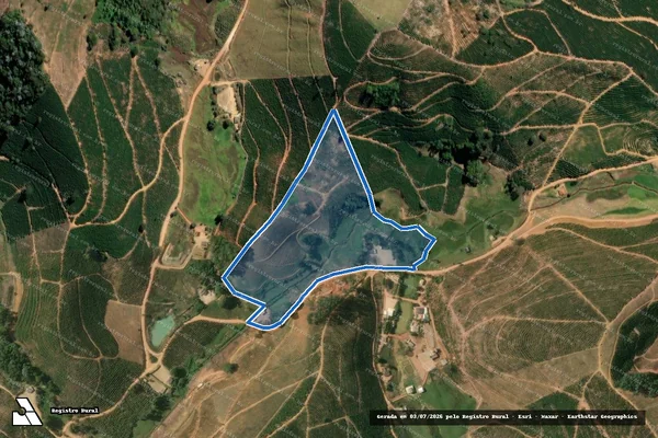 Imagem de satélite de Santa Rosa - Parte 1 em Irupi - ES