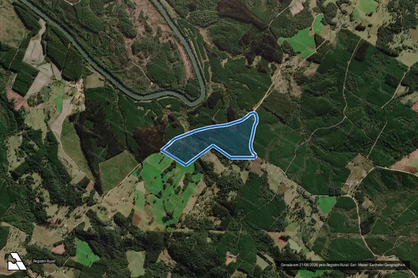 Imagem de satélite de FAZENDA TRIBUTOS I - Gleba 2 em Correia Pinto - SC