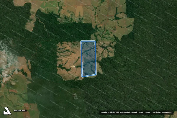 Imagem de satélite de LOTE 45, SETOR 09, GLEBA CORUMBIARA - LOTE 45B, SETOR 09, GLEBA CORUMBIARA em Pimenteiras do Oeste - RO