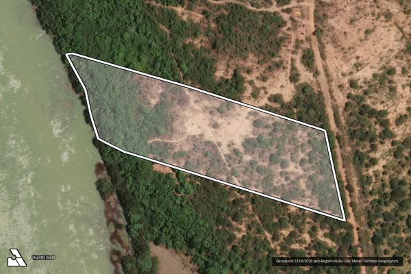 Imagem de satélite de FAZENDA ESPIRITO SANTO E MORADA - Gleba 002 em Três Marias - MG