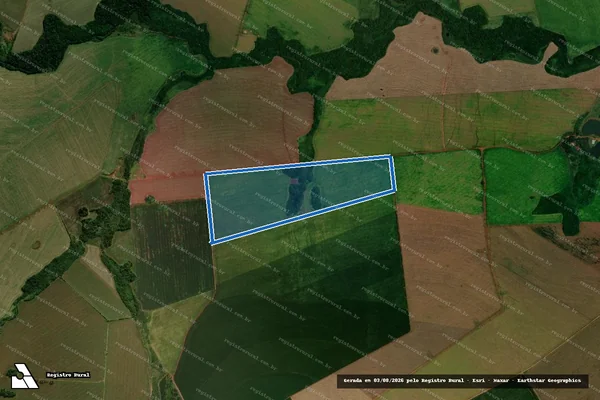 Imagem de satélite de Fazenda Santo Tomaz - Parte 1 em Ponta Porã - MS