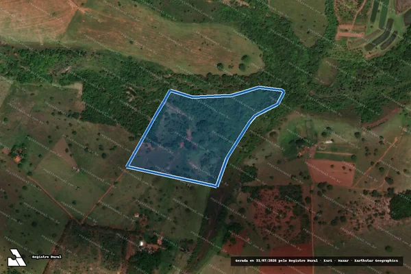 Imagem de satélite de FAZENDA SANTA ROSA - RETIRINHO - GLEBA 01 em Iturama - MG