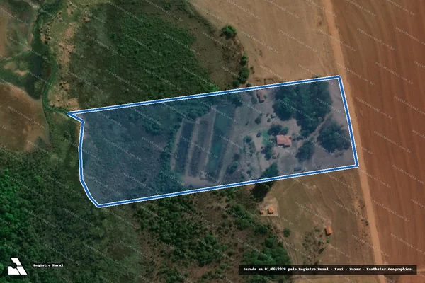 Imagem de satélite de Fazenda Santo Antônio - Fazenda Santo Antônio ? Gleba 2 em Colômbia - SP