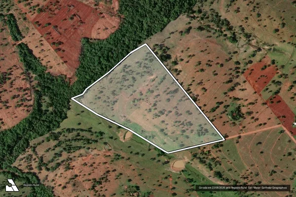 Imagem de satélite de LOTE 84 - Projeto de Assentamento Reserva - Parte 1 em Limeira do Oeste - MG