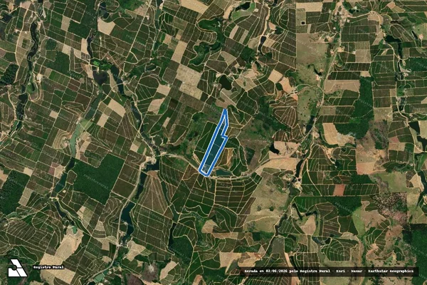 Imagem de satélite de SÍTIO ORIENTE - Parte 2 em Governador Lindenberg - ES